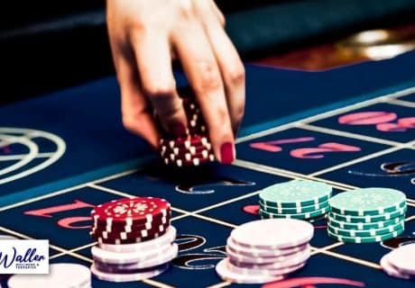 gambling chips on a table to illustrate an article about help for gambling addiction