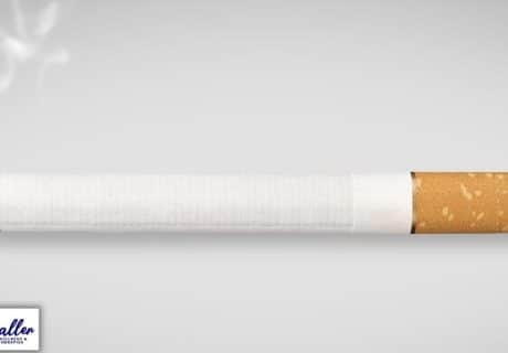 a cigarette, an illustration for unusual facts about smoking article